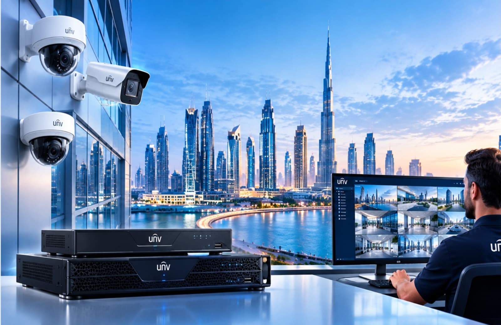 Securing Dubai's Commercial Towers with UNV NVRs